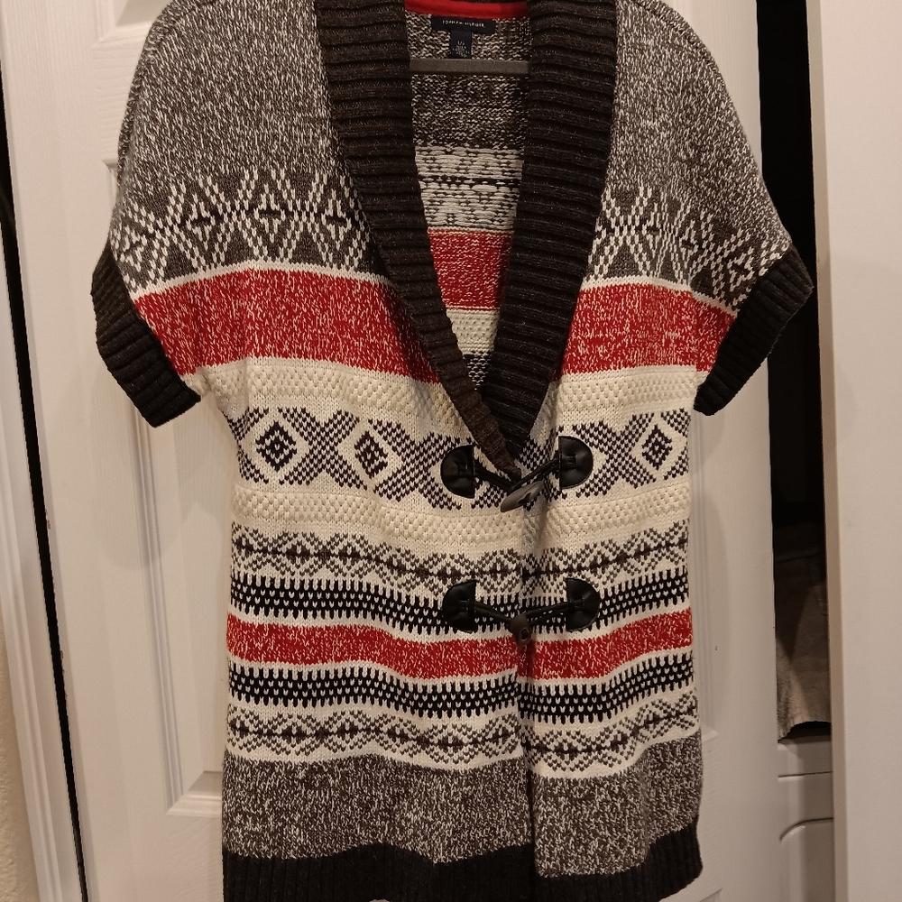 Tommy Hilfiger Fair Isle Cardigan Size L